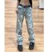 Harajuku Trendy Temperament Versatile Super Hot Ripped Jeans Men's Summer Narrow Version Straight Tube New Style No_viptrois.com