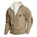 Suitable For All Seasons Spring And Autumn New D203 Men's Long Sleeve Pocketless Button Cardigan Printed Casual Fashion Trend_viptrois.com