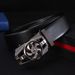 Men's Trendy Casual Business Korean Style Trouser Belt Automatic Buckle Rotating Youth Internet Celebrity Transfer Belt_viptrois.com