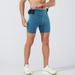 Men's Clothing Yoga Shorts Sports Fitness Double Layer Moisture Wicking Marathon Running High Elastic Tight Shorts_viptrois.com