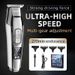 KM-5027 Cutting Hairs Silent Clippers Hair Trimmer Rechargeable_viptrois.com