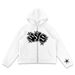 Unisex Streetwear Hoodie With Star & Letter Print – Zip-Up Oversized Pullover For Men/Women | Trendy Graphic Sweatshirt (Black/White/Grey/Cream)_viptrois.com