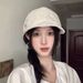 Spring Summer Solid Color Cotton Linen Duckbill Forward Women Face Slimming Lightweight Breathable Personality Beret_viptrois.com