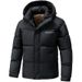Men's Heavyweight Quilted Jacket – Detachable Hood Winter Coat For Extreme Cold (Black/Gray)_viptrois.com