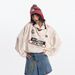 College Style Letter Print Turn-Down Collar Sweatshirt For Men Spring And Autumn Sports Loose Fit Vibe Trendy Long_viptrois.com