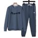 Men's Casual Sportswear Set - Long Sleeve T-Shirt & Jogger Pants, Lightweight Polyester Comfort Fit For Fall (White/Beige/Brown/Gray, M-3XL)_viptrois.com