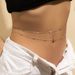 Sexy Double-layer Geometric Circular Metal Waist Women's Street Photo Fashion Splicing Set Body Chain_viptrois.com