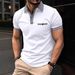Hot-selling 2025 European And American Men's Summer Polo Shirt With Turn-down Collar, Short Sleeve, 3DT Casual Top,_viptrois.com