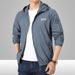 Men's Lightweight Sun Protection Jacket, Summer Outdoor Loose Fit Breathable UPF Sun Shirt With Hood For Sports & Casual Wear_viptrois.com