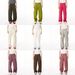 Men's Clothing Cleanfit Basic Simple Solid Color Multi Pocket Straight Multi Color Jeans_viptrois.com