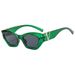 Men's Sunglasses New V Shaped Button Decorated Summer Ladies Fashion Sunglasses Personalized Cat Eye Ladies Sunglasses_viptrois.com