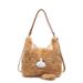 Women's Bags Plush Cute Cat Underarm Bag Women New Winter Backpack Large Capacity Commuter Tote Bag_viptrois.com