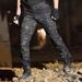 Men's Clothing Camouflage Retro Casual Pants For Men, Street Style, Functional, Outdoor, Versatile, Everyday Commuting, Straight Leg Long Pants_viptrois.com