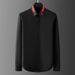 Men's Clothing Spring And Autumn Five Pointed Star Embroidery Business Casual Slim Long Sleeved Shirt Men's High End Versatile Cotton Shirt_viptrois.com