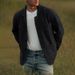 Men's Fashion Wool-Blend Jacket – Trendy Casual Coat (Black/Khaki/Gray/Blue/Green/Brown, Sizes S-4XL)_viptrois.com