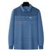 Dad's Long Sleeve T-Shirt Men's Spring And Autumn Casual Polo Shirt Cotton Turn-Down Collar Clothing Factory Wholesale_viptrois.com