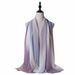 Breathable Pearl Chiffon Scarf - Floral Printed Lightweight Shawl For Women (Thin & Soft, Sun Protection, Elegant Silk-Like Fashion Accessory)_viptrois.com