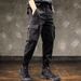 Men's Slim Fit Cargo Pants Tactical Military Green Sporty Casual Tapered Leg Long Pants For Spring Autumn_viptrois.com