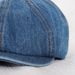 2024 New Children's Hat INS Light Plate Adult Octagonal Hat Cowboy Forward Hat Duckbill Hat Punk Japanese Trend_viptrois.com