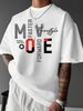 Maglietta Uomo 100% Cotone 180g Collo Tondo Streetwear Moda Nuova Stagione Estiva Vestibilità Regolare_viptrois.com