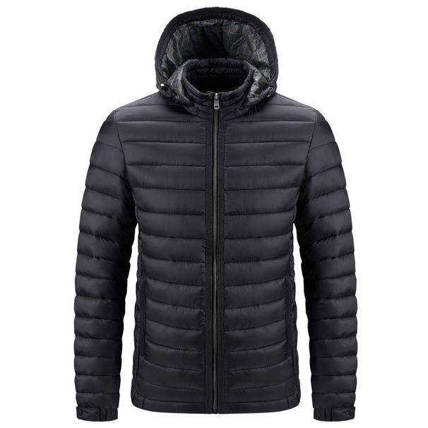 Men's Clothing Autumn And Winter Casual Cotton Padded Jacket With Detachable Hood Men's Cotton Padded Jacket Warm Ribs Commerce Jacket_viptrois.com