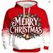 Pure Digital 3D Printed Santa Claus Series Unisex Loose Casual Sweatshirt European Size Independent Foreign Trade No_viptrois.com