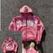 2025 Zipper CLRVNT Sweatshirt Cool Internet Celebrity Hooded Cardigan Letter Print New Jacket_viptrois.com