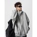 Men's Clothing Irregular Stitching Seam Jacket For Men In Winter American Style Plus Velvet Hoodie Trendy Brand All Match Casual Sweater_viptrois.com