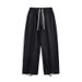 Men’s Loose-Fit Casual Trousers – Slightly Flared, Solid Color, Minimalist Streetwear (Black/Dark Gray/Pea Green/Apricot/Camel, M-XXXL)_viptrois.com