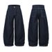 Men's Clothing High Waist Loose Wide Leg Pants 2025 Spring And Autumn New Blue Pleated Ins Straight Jeans_viptrois.com