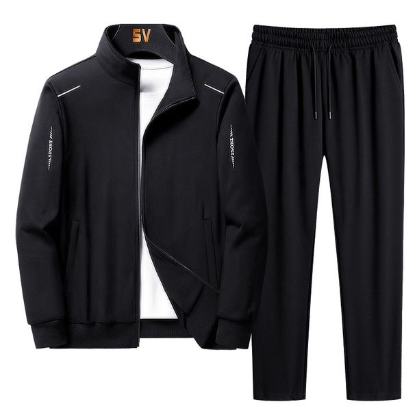 Men's Sports Suits Loose Large Size Casual Jackets Sportswear Two-Piece Suits_viptrois.com