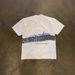 Urban Skyline Oversized Cotton T-Shirt, Heavyweight 250gsm Premium Tee With Cityscape Print, Unisex Streetwear Comfort Fit For Men And Women_viptrois.com