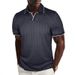 Men's Knitted Jacquard Polo Shirt Casual Everyday Business Versatile Top New Summer Arrival for Cross Border European And American Exports_viptrois.com