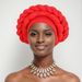 New Style Messy Linen Wrinkled Hand Woven Double Layer Twisted Hat African Hat Baotou Hat Headscarf_viptrois.com