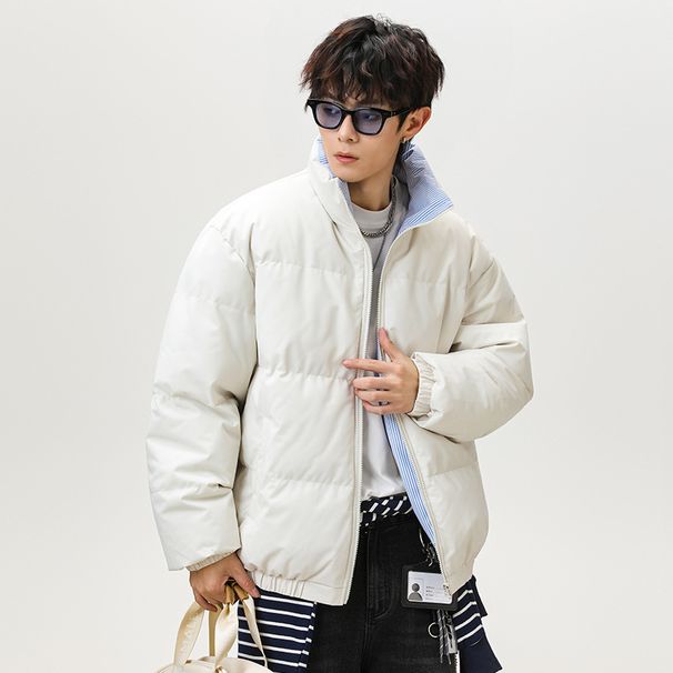 Year-End Clearance Reversible Jacket Men's Trendy Brand Coat Thickened Cotton Clothing Winter Fashion Cool High-End_viptrois.com