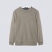 Brand Clothing Autumn Winter New Men's Color-Block Round Neck Fashion Fleece-Lined Warm Knit Sweater Z4Y092_viptrois.com
