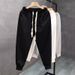 Men's Clothing Men's Casual Pants Harem Pants Sports Pants Trendy Brand Trendy Cuffs Solid Color Simple And Versatile_viptrois.com