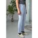 Seersucker High Waisted Neapolitan Style Men's Trousers Summer Straight Leg Casual Long Pants Relaxed Elegant British Fashion_viptrois.com