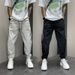 Men's 3-Stripe Jogger Pants Lightweight Breathable Stretch Fit Adjustable Drawstring Casual Streetwear Summer Stylish Contrast_viptrois.com