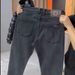 Men's Clothing Spring And Summer Loose Trendy Handsome Gray Slim Thin Casual Skinny Trousers_viptrois.com