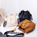 Women's Bags Bucket Bag Temperament Women's Large Capacity New Style Trendy Personality Drawstring Commuter Bag Fashion Trend Shoulder Messenger Bag_viptrois.com