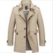 Men's ClothingForeign Trade Spring Men's Casual Jacket Mid Length Trendy Large Size Men's Cotton Thin Windbreaker Men's Coat Top Handsome_viptrois.com