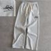 "Unisex Drawstring Wide-Leg Pants – Trendy Sketch Print Joggers With Adjustable Waist (S-4XL, Anti-Bacterial Rayon Blend)"_viptrois.com
