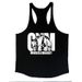 Men's Clothing Muscle Fitness Bodybuilding Vest Fashion Sports Training Loose Printed Round Hem_viptrois.com