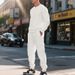 Men's Autumn Winter Heavyweight Jacquard Sweatshirt Set Casual Sportswear Two Piece Set_viptrois.com