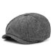 Herringbone Newsboy Cap Beret For Middle-aged And Elderly Sun Protection Director Grandpa Father Hat_viptrois.com