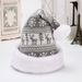 Christmas 2024 Cross-border new RM32 Snowflake Fawn knitted velvet Christmas hat adult winter hat decoration_viptrois.com