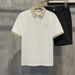 "Men's Slim-Fit Short Sleeve Polo Shirt – Breathable Cotton Blend, Korean-Inspired Casual Top"_viptrois.com