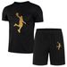 Men's Sets Summer Suit Two-piece Outfit Activewear T Shirts Shorts Fashion Brand Jogging Fitness Gym Clothes Men Short Set_viptrois.com