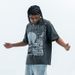 Summer New American Style Trend Skull Print Street Design Loose T-Shirt For Men Ins_viptrois.com